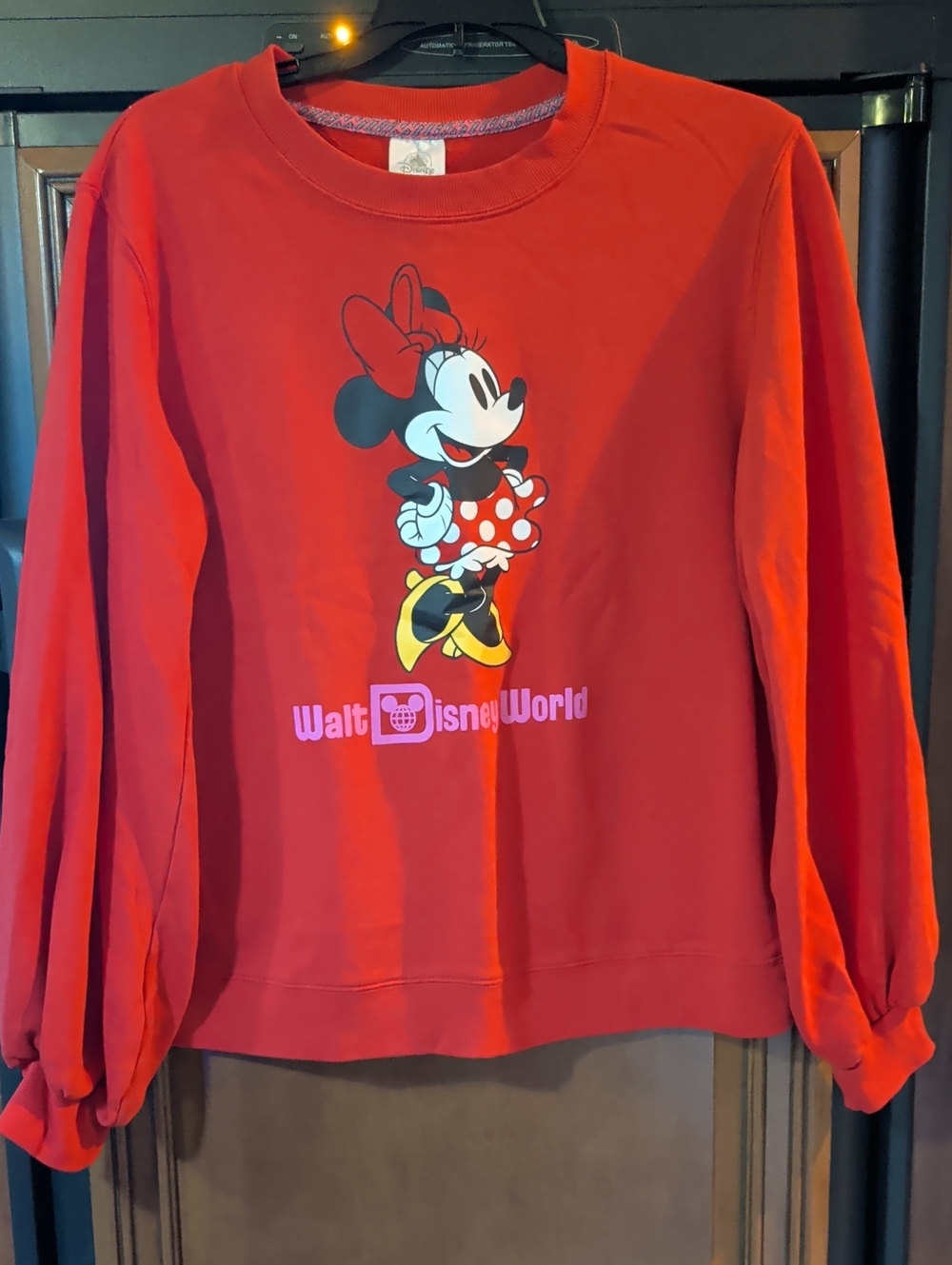 Disney Minnie Mouse Red Crewneck Sweatshirt